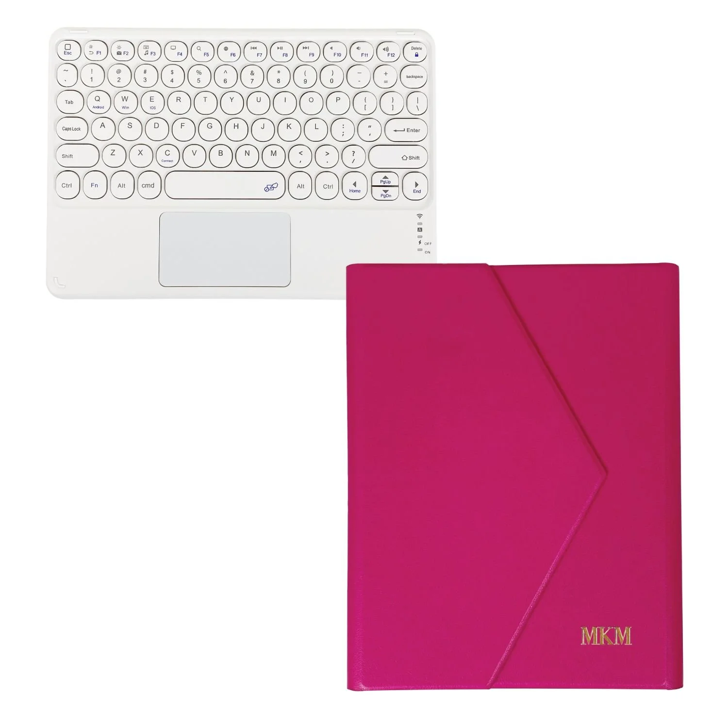 iPad Series - Couture Leather Keyboard Case - Rose Pink — Valerie